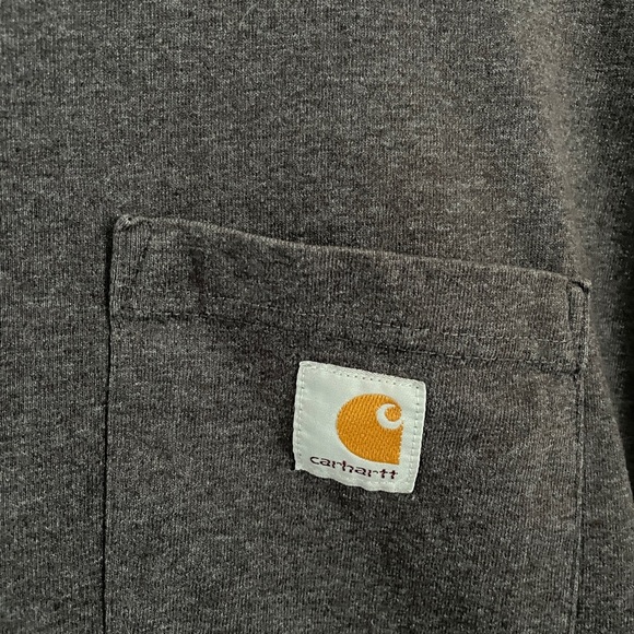 Carhartt Men's Black Pocket T-Shirt 2XL TALL - Picture 2 of 6